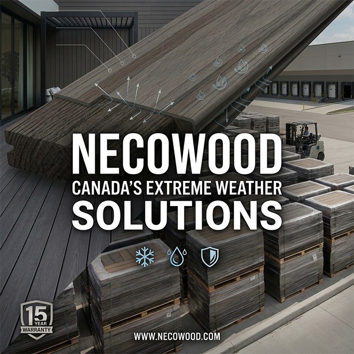 Alla conquista dell'esplosione artica: come Necowood® definisce il nuovo standard per l'infrastruttura WPC canadese