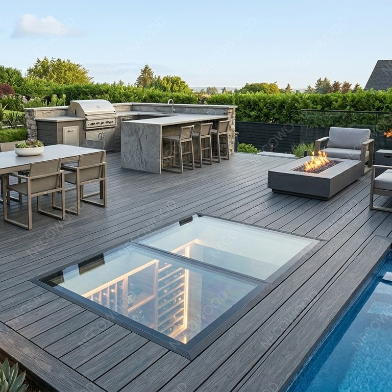 Oltre la durabilità: Necowood presenta il WPC con coestrusione a 360° di nuova generazione per il 2026