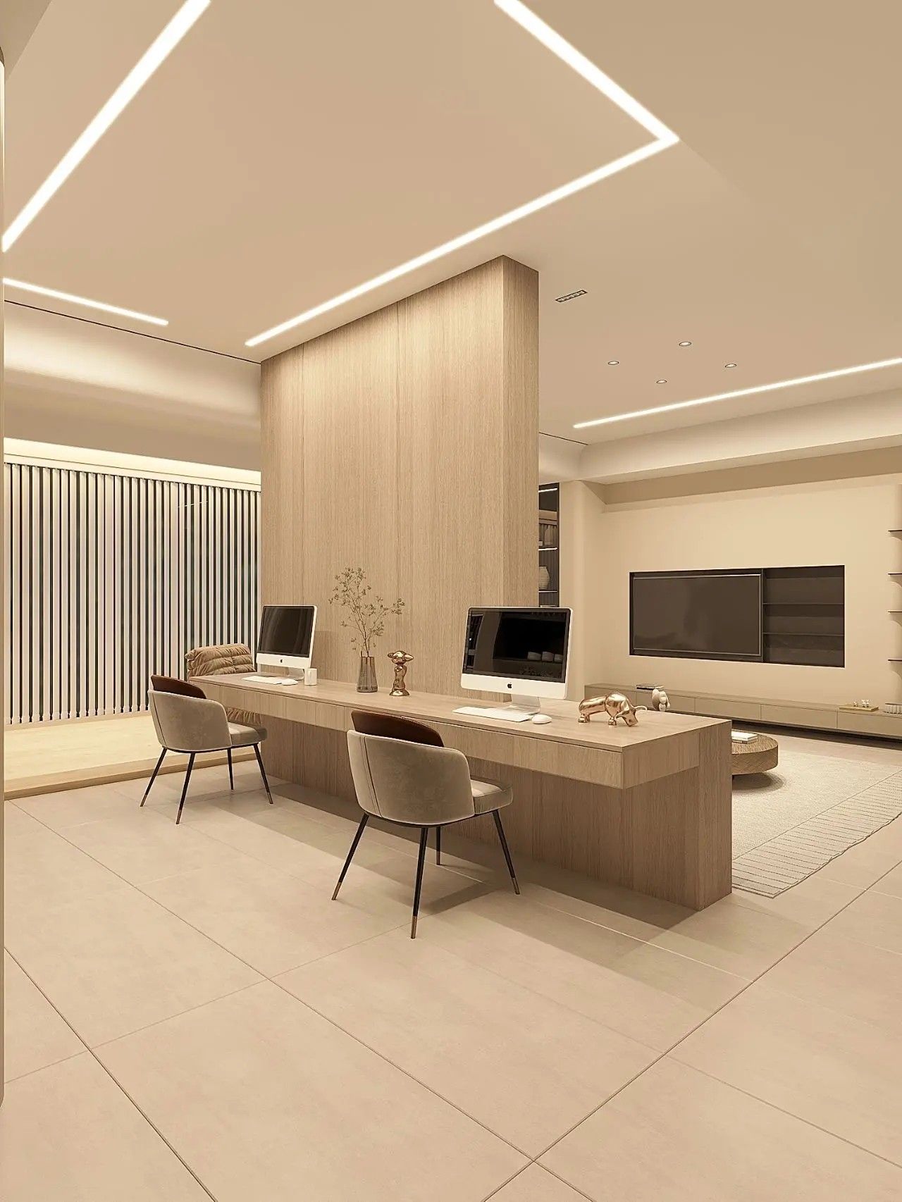 Pannelli a parete in WPC a Zero Formaldeide per Uffici Certificati WELL & LEED