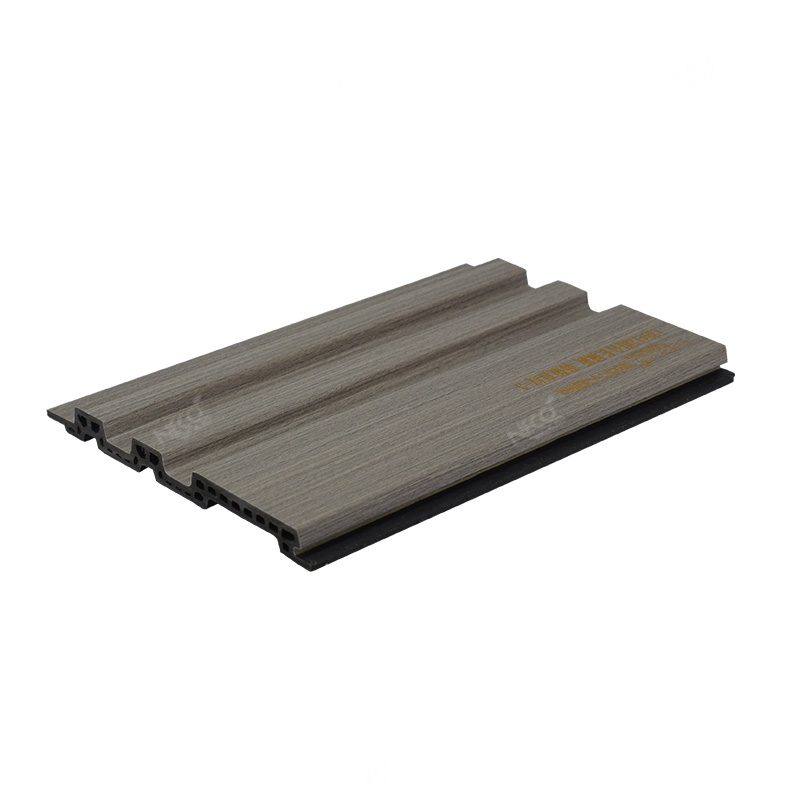 Pannello da parete scanalato WPC con accento commerciale per hotel 138 * 12 mm