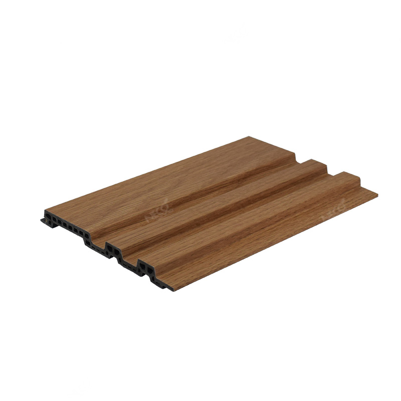 Pannello da parete scanalato WPC con accento commerciale per hotel 138 * 12 mm