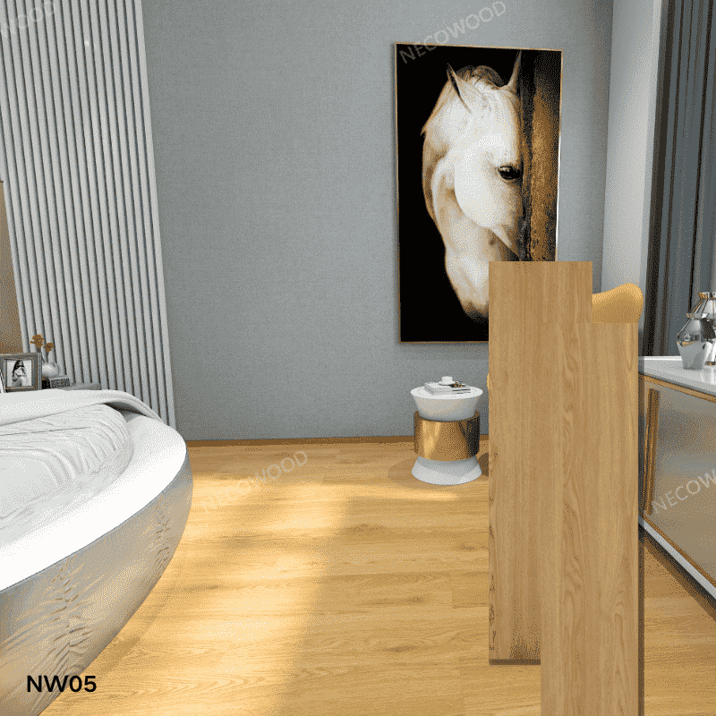 Hotel Design Scratch Resistant SPC Flooring