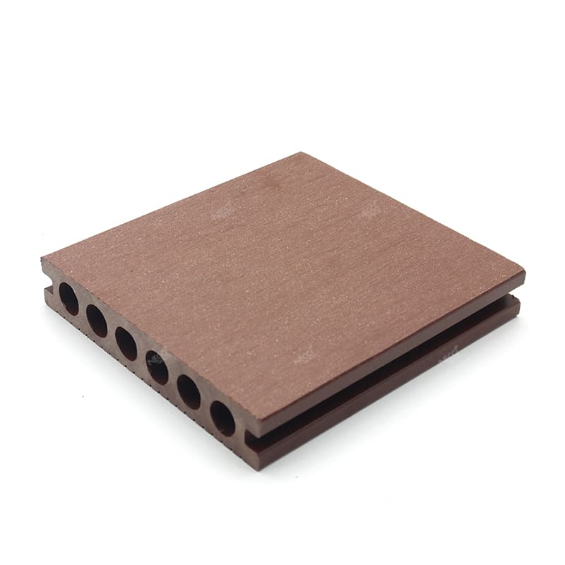 Decking composito per esterni con foro tondo in WPC